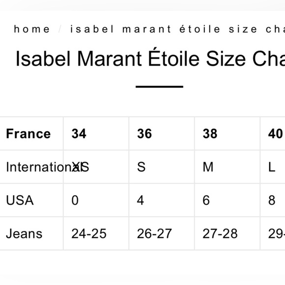 Isabel Marant Etoile Star Straight Leg Navy Crop Pants Size EUR 36/ US 4 - Picture 12 of 12